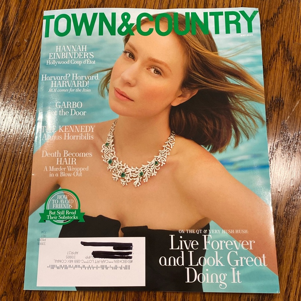 Town & Country Magazine - May 2025 - Hannah Einbinder - NEVER READ!     hacks